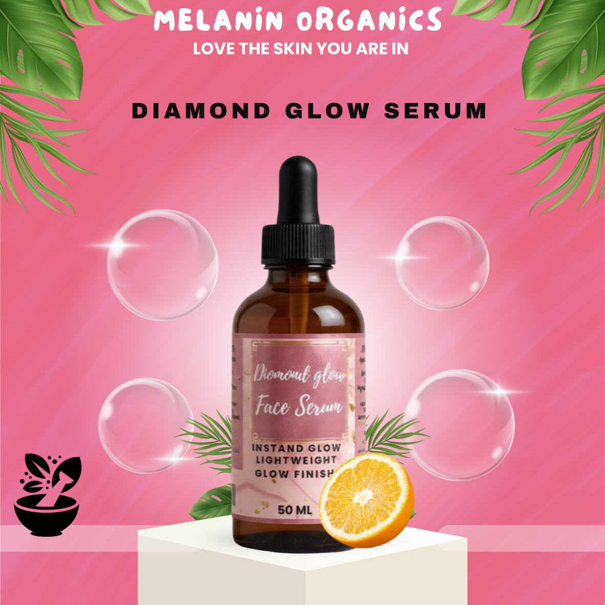 Diamond glow serum